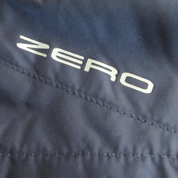 Zero Restriction Golf Vest Z625 Primaloft Navy Men's Medium Signature Bank Logo - Picture 8 of 16
